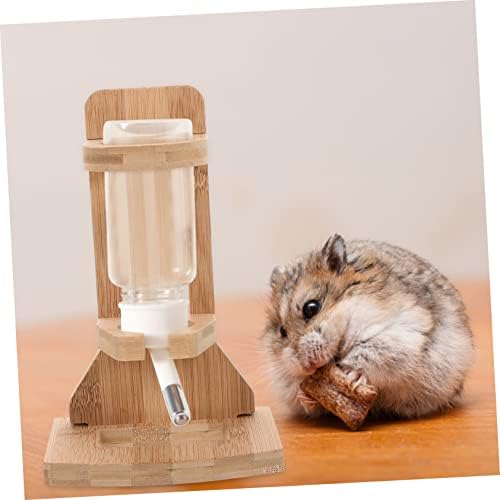 2pcs pequenos ratos chinchilas dado decorativo com suporte de água Gerbils hamsters suportes de garrafa ajustáveis ​​Stand