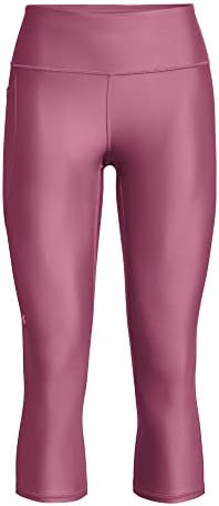 Under Armour feminino feminino de cintura alta e sem escorregamento Capri Leggings