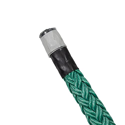 Corda Logic Eye Sling Tenex corda, verde, 3/4 x 16 '
