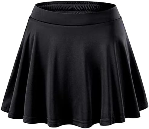 Tiaobug Kids Girls Pleated Tennis Skirt com shorts upf 50+ esportes skort skort de cintura alta executando saia atlética