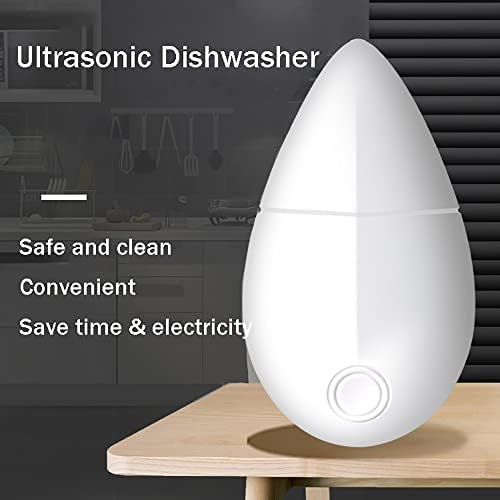 Limpador ultrassônico, lava -louças ultrassônicas portáteis, máquina de limpeza de bolhas ultrassônicas USB para lavar