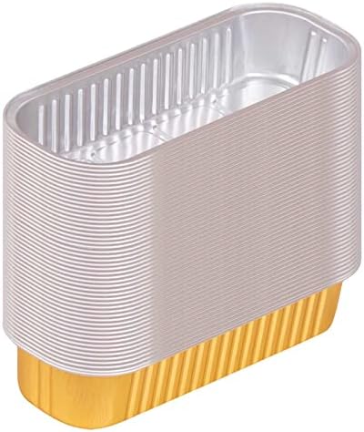 Caixa de lata de alumínio descartável Caixa de lata de alumínio com tampa Caixa de embalagem de papel alumínio retangular de tampa Mini pãezas de pão de alumínio