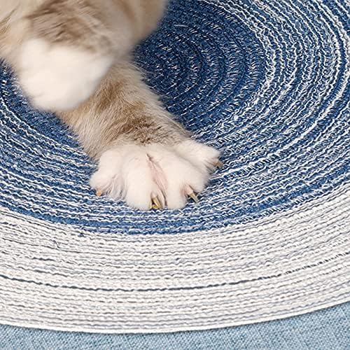 Koqwez33 Cat Scratching Pad para gatos internos, gatinho bloco de gatinho de tecido protegendo algodão Linha de algodão Ramie