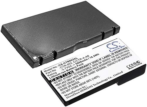 Substituição da bateria BCXY para NIN 3DS min-CTR-001 CTR-001 CTR-003 C/CTR-A-AB