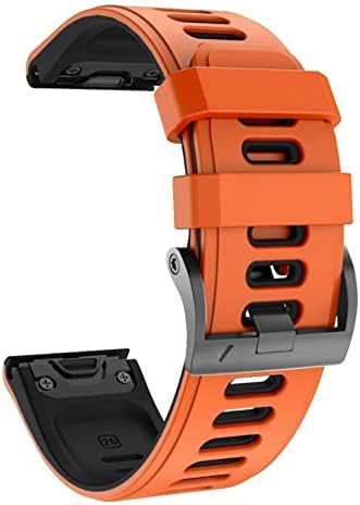 EGSDSE 26mm 22mm Silicone Redunda de pulseira rápida para Garmin Fenix ​​7 7x 6x 6x Pro 5x 3 3HR EasyFit WatchBand para Garmin