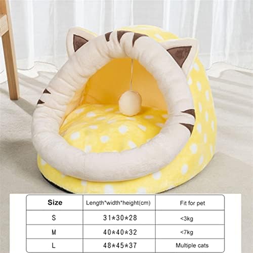 Mmyydds cestos de animais de estimação quentes, confortável cadeira reclinável de gatinho, bolsa de almofada para cães