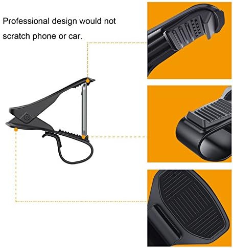 Montagem do carro para smartphone, HUD Simulando ATEX Design Telefone Crocs Jaw Dashboard Clip Helder Cradle Phone Driving