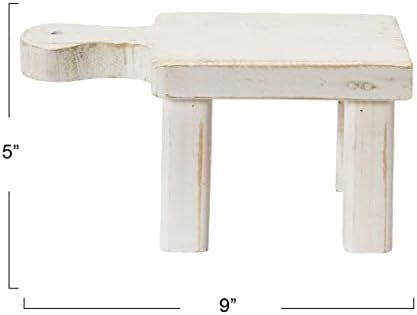 Madeira texturizada da cooperativa criativa, pedestal decorativo branco, quadrado