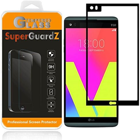 Para LG V20-Superguardz [capa completa] Protetor de tela de vidro temperado [substituição ao longo da vida], 9h, 0,3 mm, borda redonda 2,5D, anti-arranhão, anti-bubble