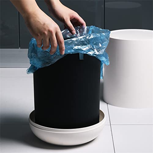 Lysldh latas de lixo para o banheiro da cozinha WC Classificação de lixo lixo lixo Binbin Bucket Press-Type