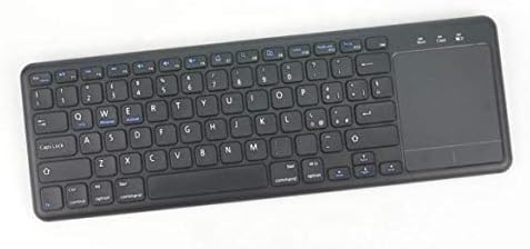 Teclado de onda de caixa compatível com Dell Latitude 9520 2-1-Mediane Keyboard com Touchpad, USB FullSize Teclado PC TrackPad sem fio para Dell Latitude 9520 2-1-Jet Black
