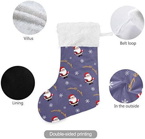Pimilagu Papai Noel Meias de Natal 1 pacote 17,7 , meias penduradas para decoração de Natal