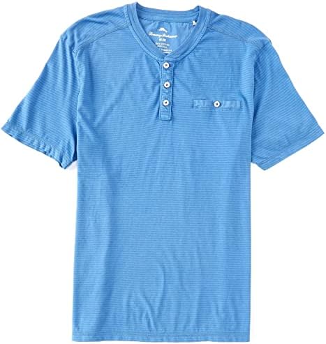 Tommy Bahama Schooner Stripe Sleeve Henley T-shirt