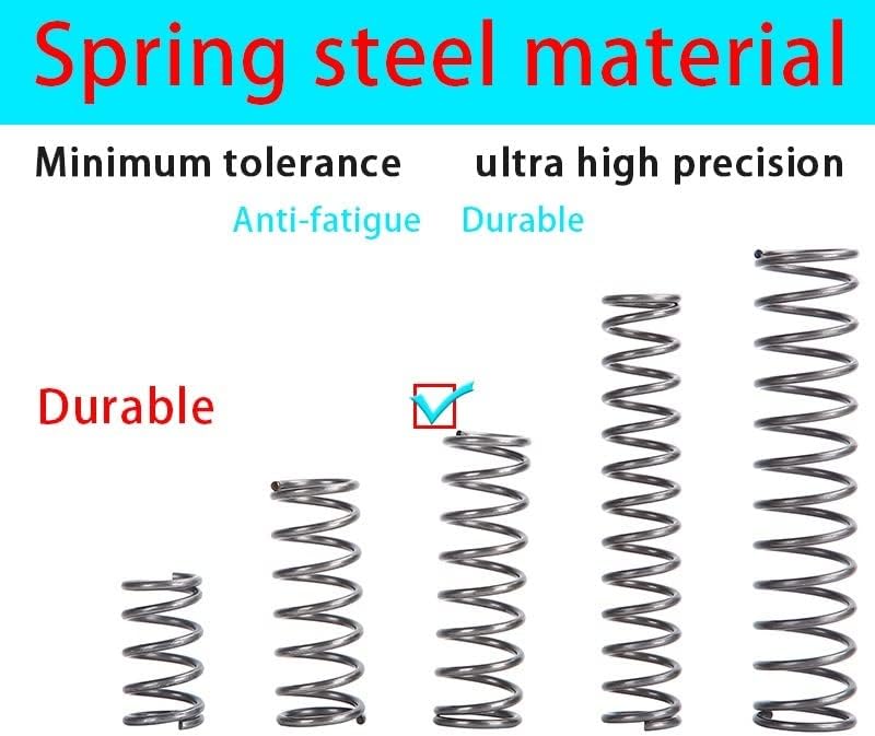 Compressão mola de mola de mola de mola de mola diâmetro de mola de 1,6 mm de diâmetro externo 9-25mm Spring de retorno,