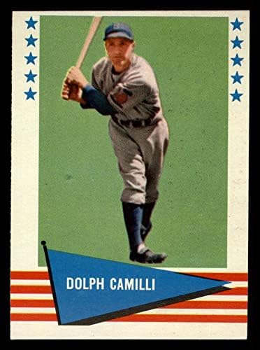 1961 Fleer 97 Dolph Camilli Los Angeles Dodgers ex Dodgers