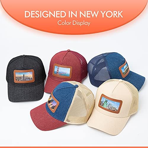 Zowya Plain Baseball Cap/Snapback Trucker Hats for Men Women Papai Hat Hat Painel Ajuste Capéu de Canvas, 1 chapéu