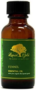 1,1 oz de erva -doce premium líquido líquido de ouro puro aromaterapia natural orgânica
