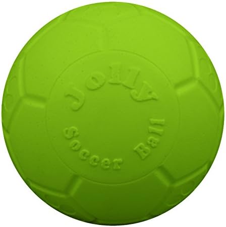 Jolly animais de estimação grande bola de futebol bola flutuante para cães, diâmetro de 8 polegadas, maçã verde