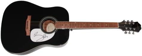BONO SIGNED AUTOGRAPH GIBSON EPIPHONE ACOUSTIC GUITAR W/ JAMES SPENCE AUTHENTICATION JSA COA - U2 WITH ADAM CLAYTON, THE