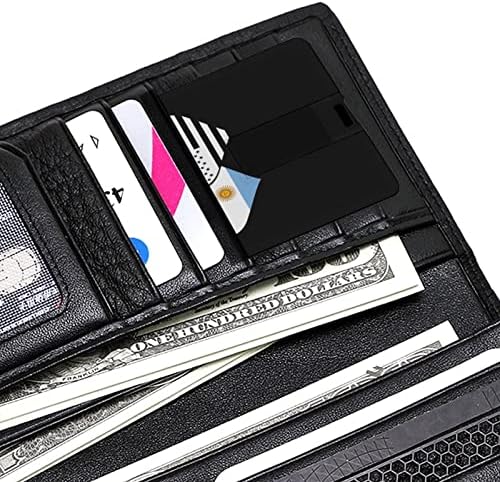 Argentina Flag e American Flag USB Memory Stick Business Flash-Drives Cartão de crédito Cartão bancário da forma de cartão bancário