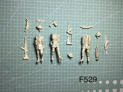 1/35 WWII British Soldier Resin Kit Figura Modelo de Resina Miniatura // YC-548