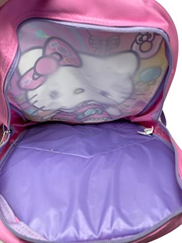 Avanço rápido Hello Kitty 16 polegadas Backpack grande com lancheira