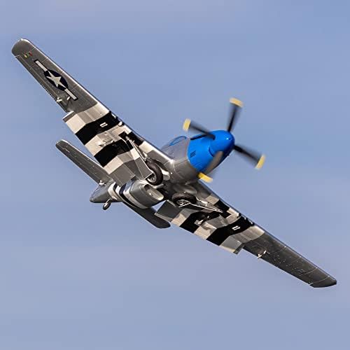 E-Flite RC Airplano P-51D Mustang 1.2m PNP Críperes A'Mighty 3rd EFL08975