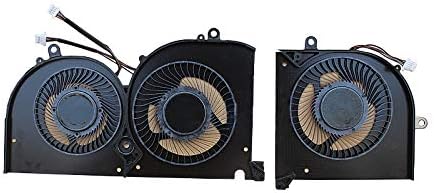 Substituição do ventilador Z-ONE para MSI GS75 P75 MS-17G1 MS-17G2 Série CPU+GPU REFRODING FAM 4 WIRES 4-PINS