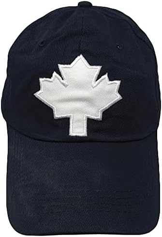 Canadá canadense bordo folha azul azul algodão ajustável touca bordada