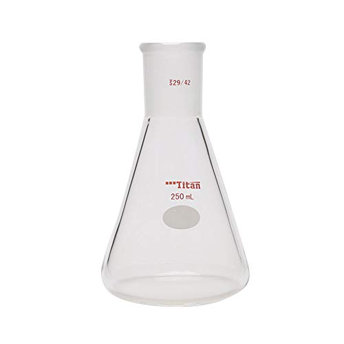 Adamas-beta 1 peça Erlenmeyer Flask Baker cônico resistente a 29/42 250ml Copo de medição Laboratório de química do laboratório de copos
