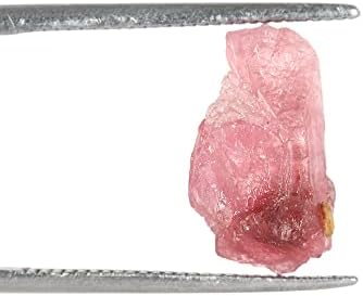 Gemhub natural áspero brasileiro brasileiro rosa turmalina de 3,60 ct ct cristal