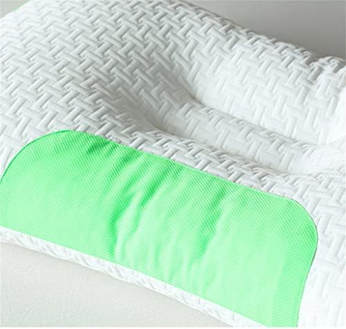 N/A Sleeping Aid Soybean Fiber Pillow Core, travesseiro tridimensional de tricô, um par de travesseiros domésticos,