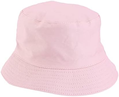 Unissex Double Side desgaste o chapéu de balde reversível da moda Tarra de algodão Casa Sun Fishing Fashion Cap Bucket Hat Hat