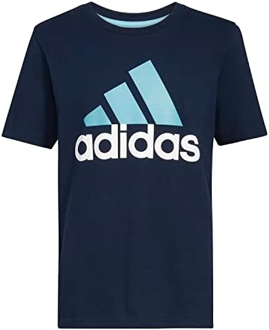 T-shirt de logotipo Bos Bos Bos de manga curta de meninos de meninos adidas meninos