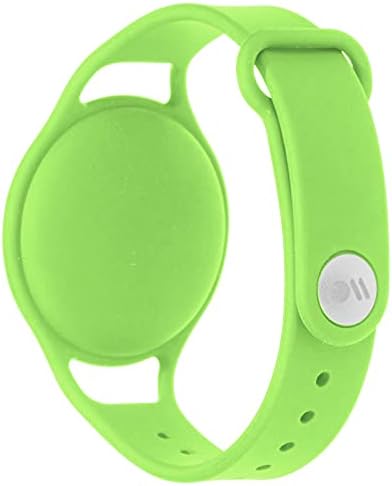 Case -companheiro Airtag Bracelet for Kids - Caixa flexível de airtag com banda de relógio de silicone leve - Easy Instale Apple