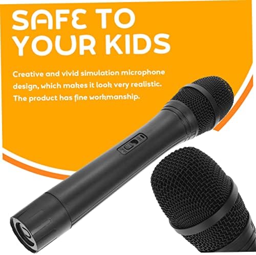 NUOBESTY 4 PCs Pratique Singing Simulation Speech Karaoke Props Cosplay Party Birthday Play Kid para criança Proform Performance