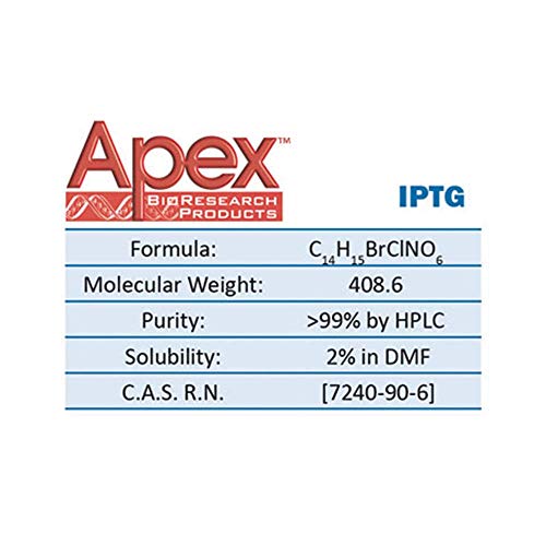 Apex IPTG 5G, Biotecnology Grade, 5G/Unit