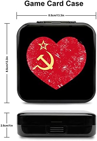 Comunismo União Soviética Bandeira Retro Bandeira Card de Card Card de Choque 12 Slots Slots Game Storage Storage Storage Storage