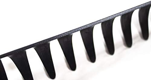 Bully Tools 92309 Rake de arco de 15 polegadas de 12 polegadas com alça de fibra de vidro e 16 dentes de aço, 58 polegadas