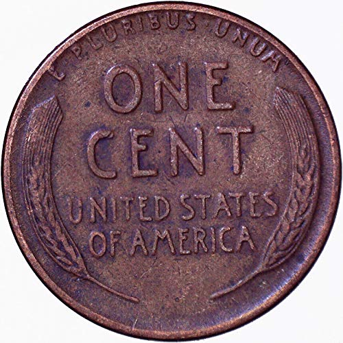 1937 Lincoln Wheat Cent 1C muito bom