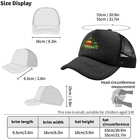 JVAN Mens Chapéus Trucker St Patricks Black Snapback Hats For Men Hats Snapback I Irishs Girls Capinho da moda Moda