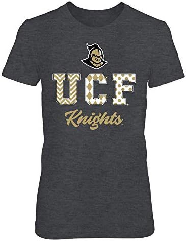 T-shirt de fanprint ucf knights-letras padronizadas-if-ic13-ds64