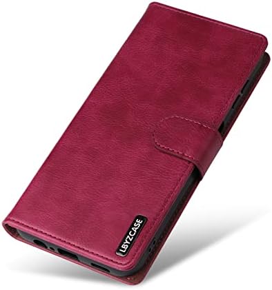 LBYZCASE para Galaxy A54 5G Caixa de carteira com suporte para cartão de bloqueio RFID, Flip Folio Book Leather