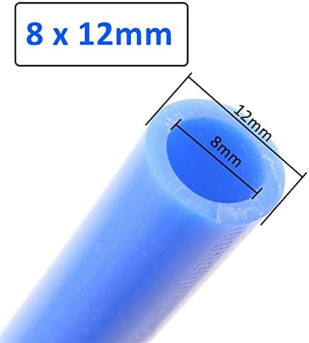 DLTEC Tubulação de mangueira de chenlu 1 metro de 1 metro de alimento azul grau de silicone a vácuo Mangueira 2mm ~ 25 mm Flexível