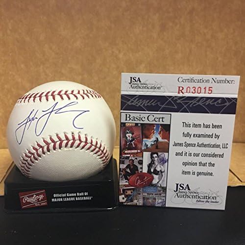 Tyler Thornburg Boston Red Sox assinou M.L. Baseball JSA R03015 - Bolalls autografados