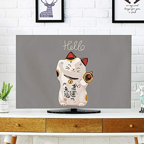 Capa de poeira xiaozhen, desenho animado de tv líquido de tv display capa de capa de poeira tecido