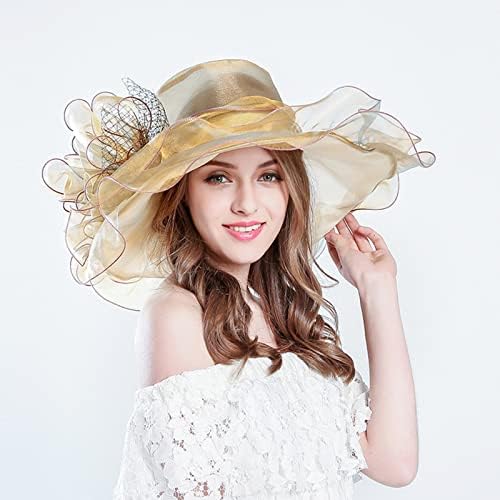 Fascinator Bridal Women's Wedding Hat Hat Tea Baseball Caps Chapéus da natureza