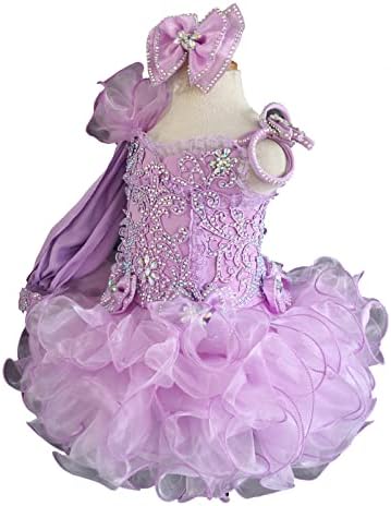Jennifer G011A criança infantil bebê recém -nascido Girl's Girl's Festy Birthday Dress Lilac