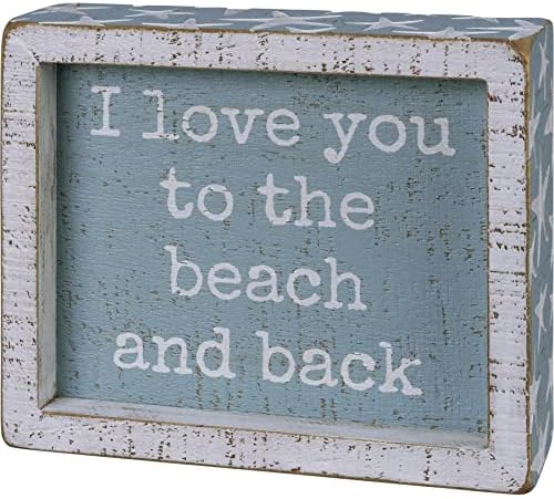Primitivos de Kathy, eu te amo para a praia e de volta para casa, sinal de decoração