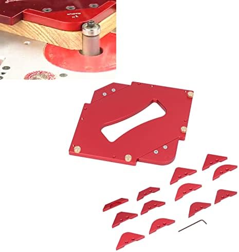 Kit de modelo de raio, modelos de roteador de raio gabarito resistência à ferrugem T10 -T40 R5 - R40 para madeira